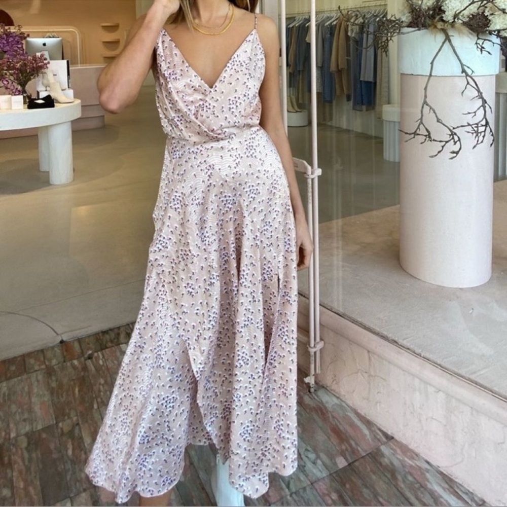 Acler Vales Ditsy Blossum Midi Dress size 6 romantic formal evening luxury - Picture 10 of 10
